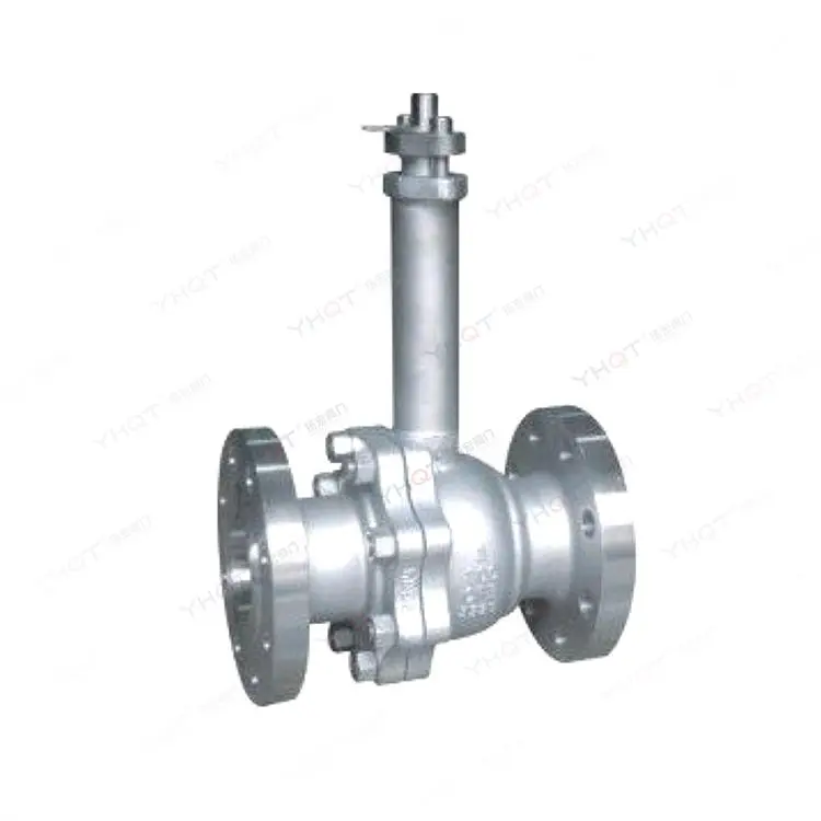 Low-temperature ball valve