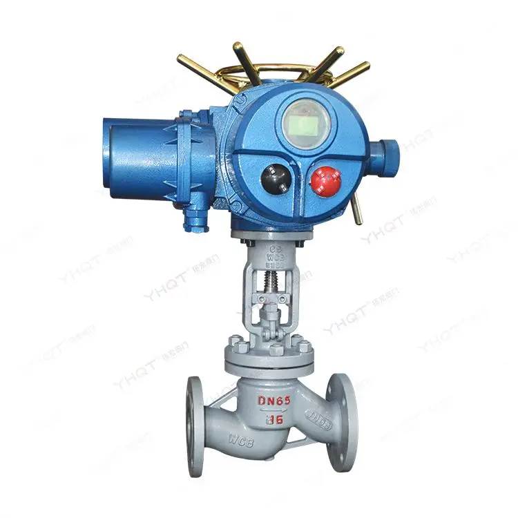 Cast steel electric globe valve