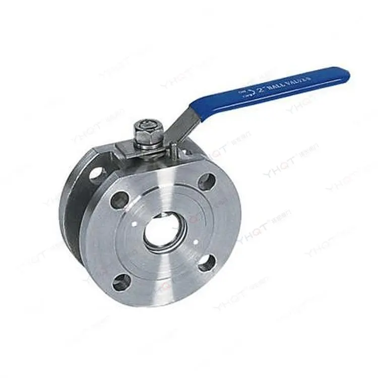 Butted type thin-walled ball valve