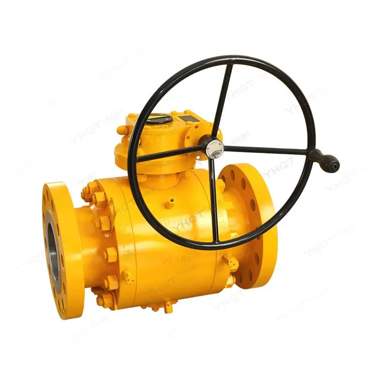 Three-piece high-pressure ball valve