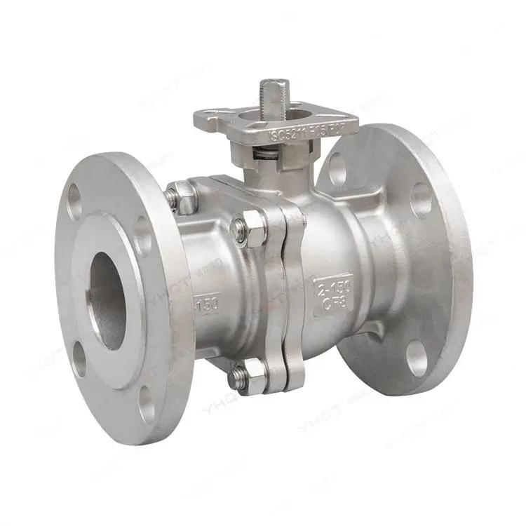 ANSI high platform flanged ball valve