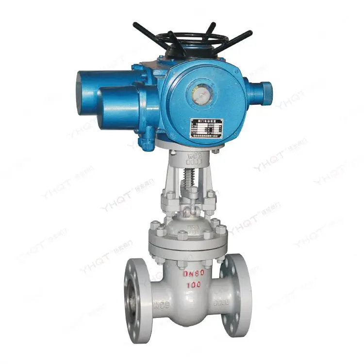 Cast steel electric gate valve